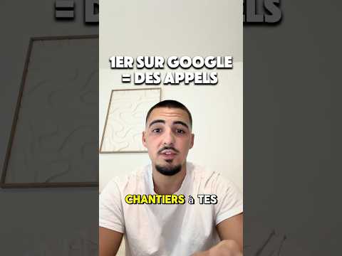 Artisan 1er sur Google = Des Appels